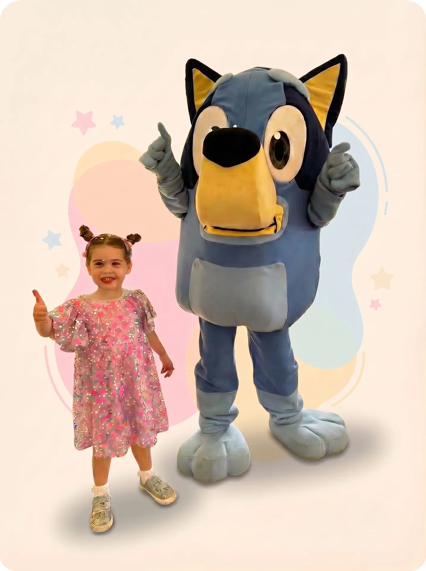 Bluey Party Hire Mascot