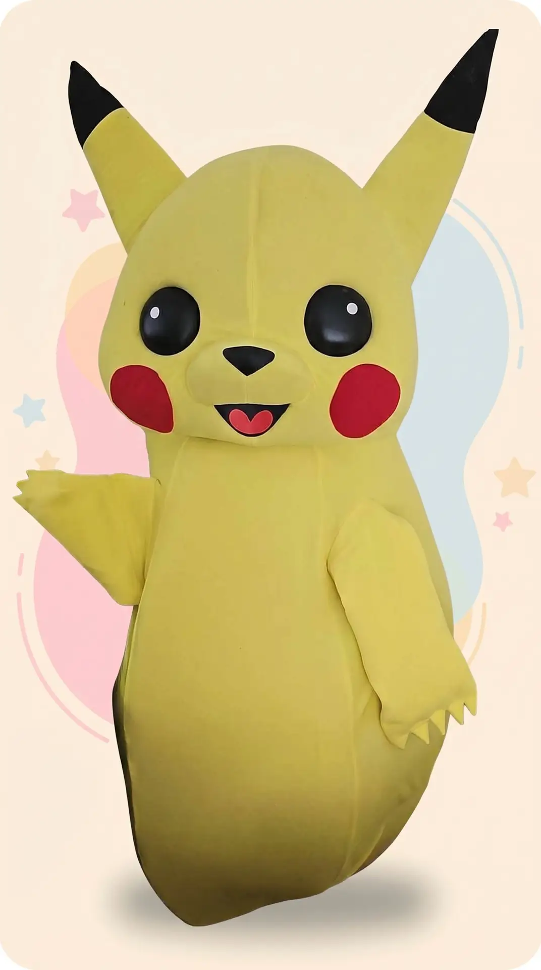Pikachu Party Hire Mascot